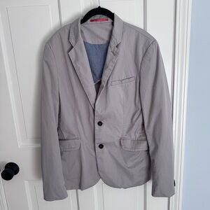 Ted Baker 100% Cotton Blazer in grey sz 3